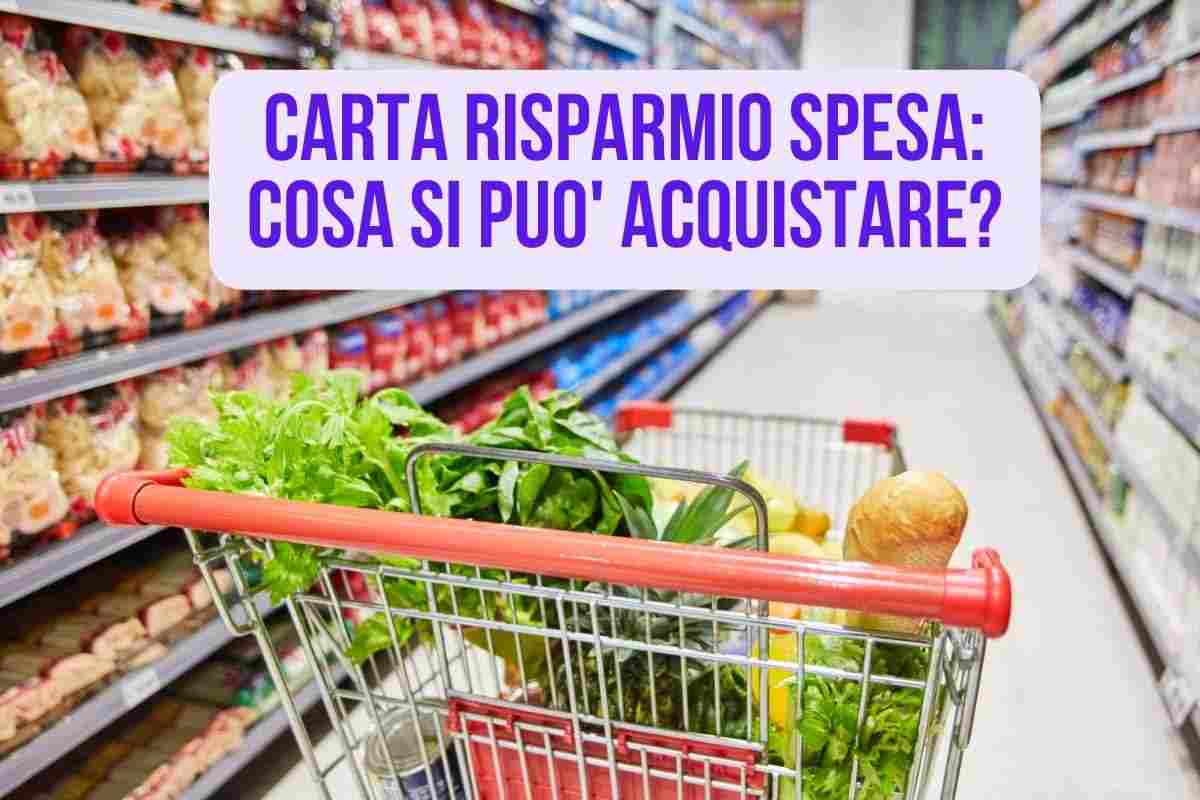 carta risparmio spesa