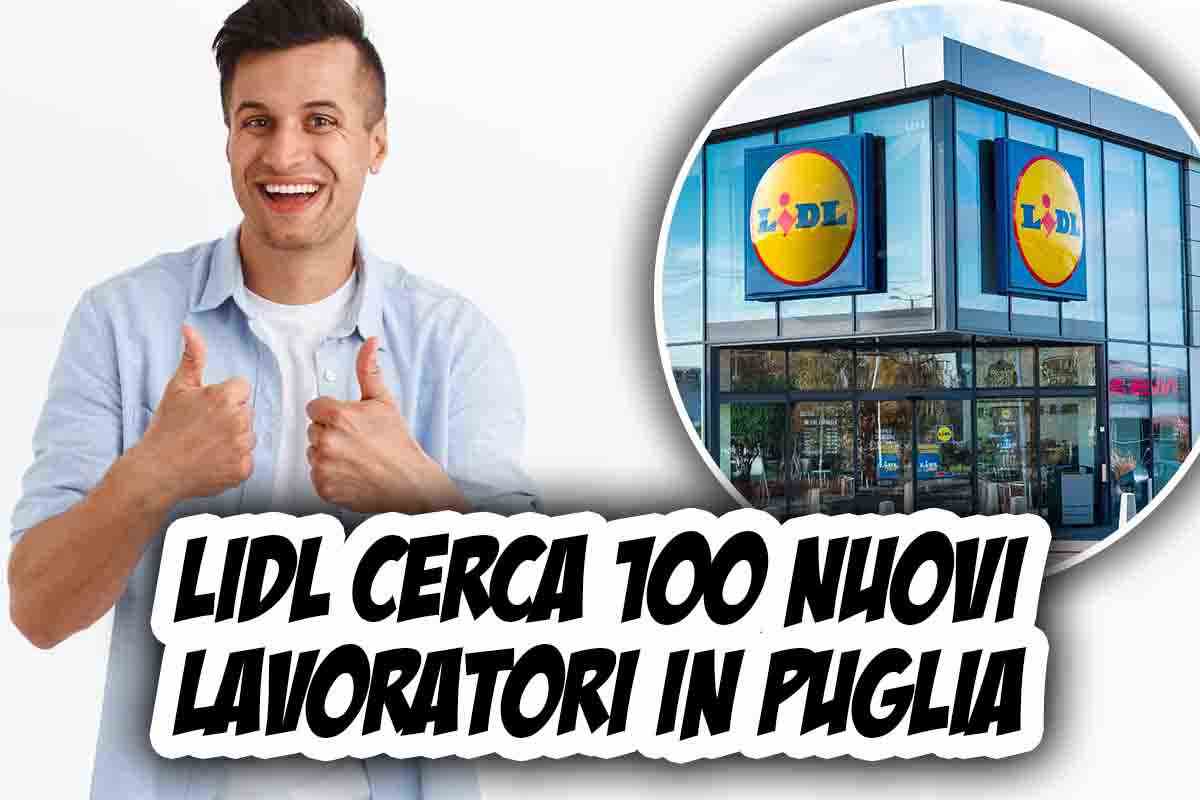 Lidl offre 100 posti di lavoro in Puglia
