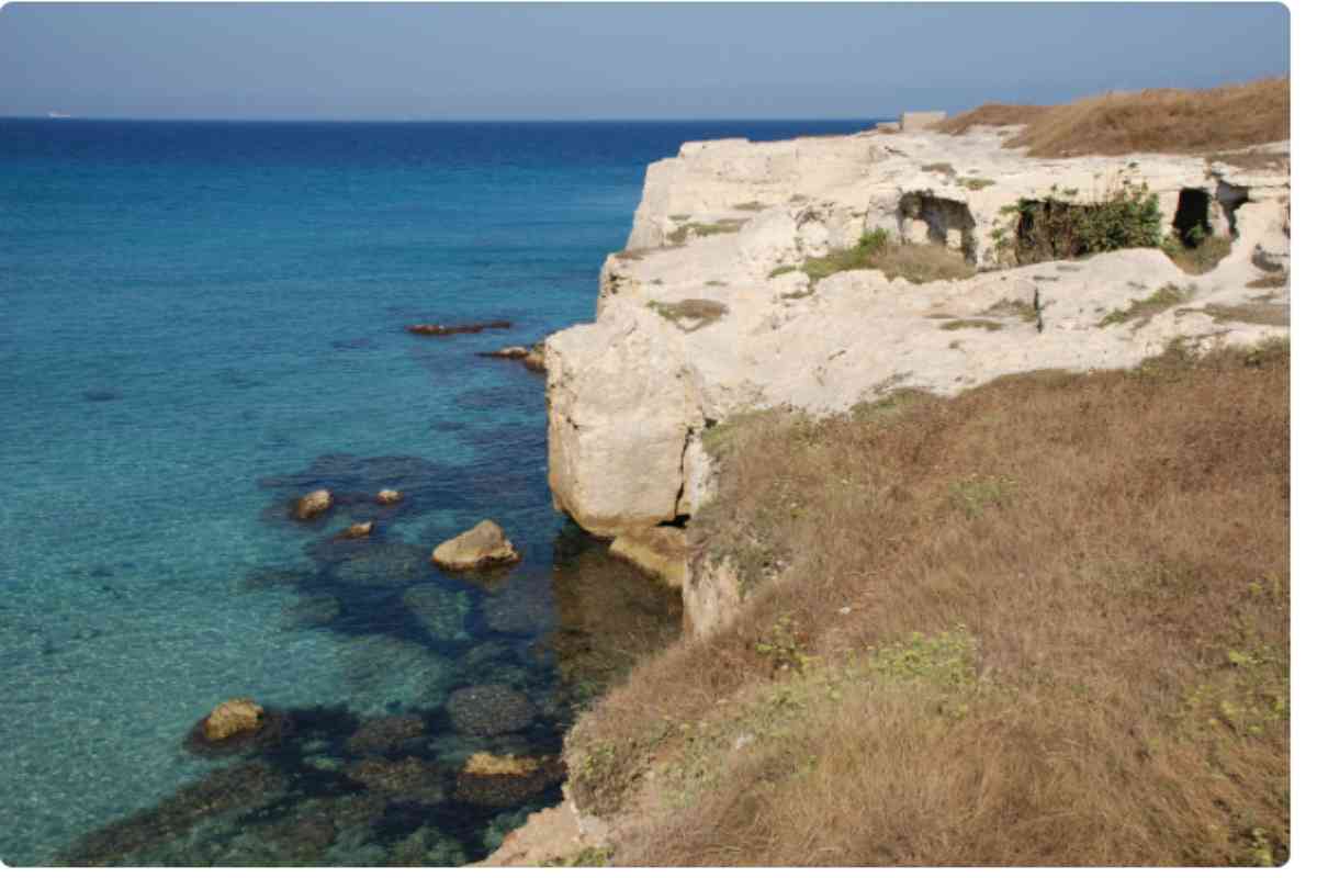 Piscina naturale in Puglia