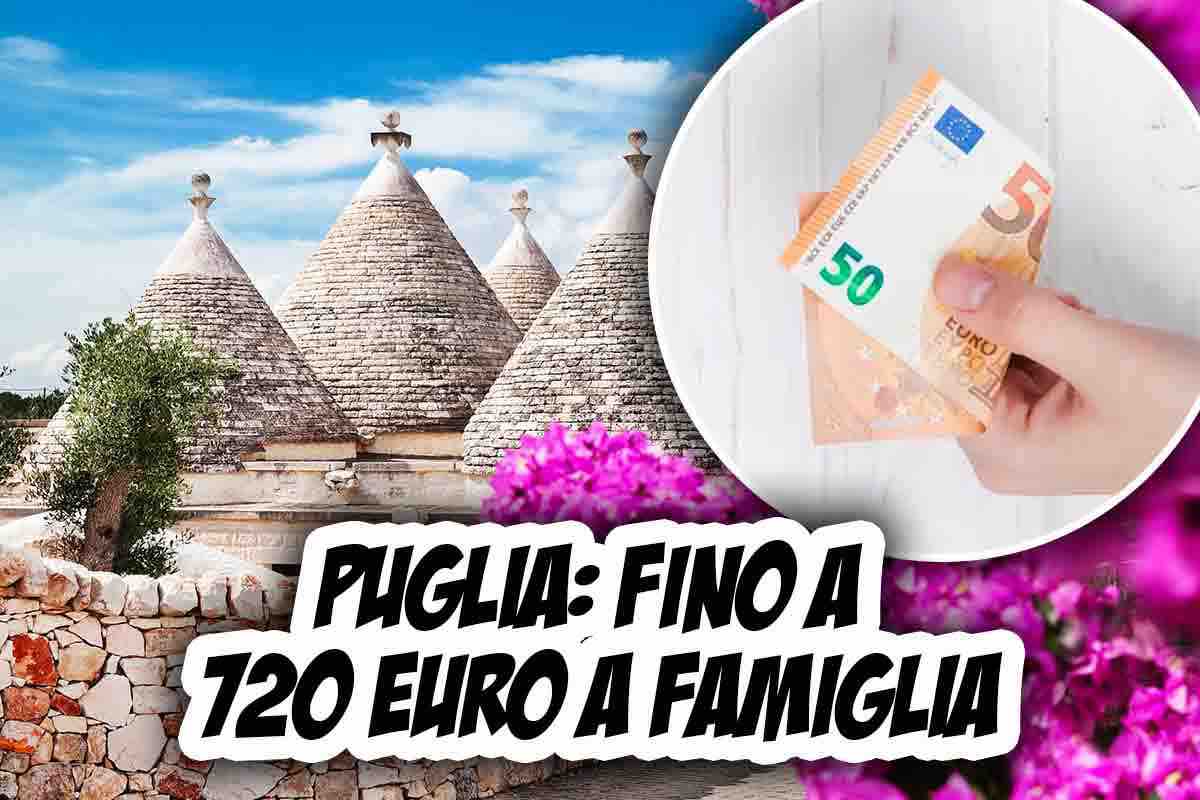 Come accedere al bonus da 720 euro in Puglia