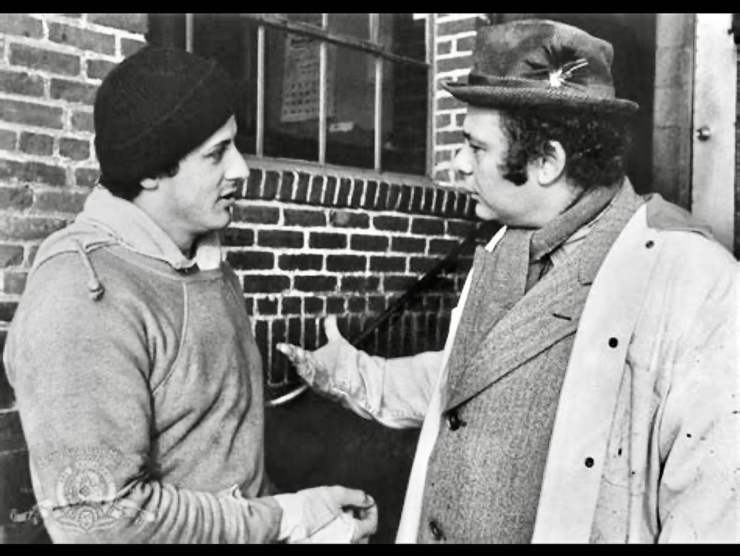 Sylvester Stallone e Burt Young