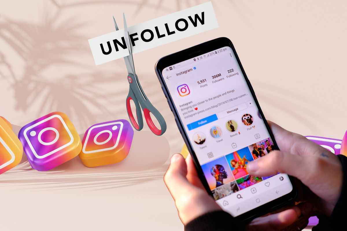 Unfollow instagram