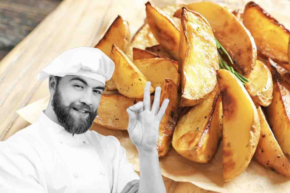 patate al forno con ingrediente speciale ricetta