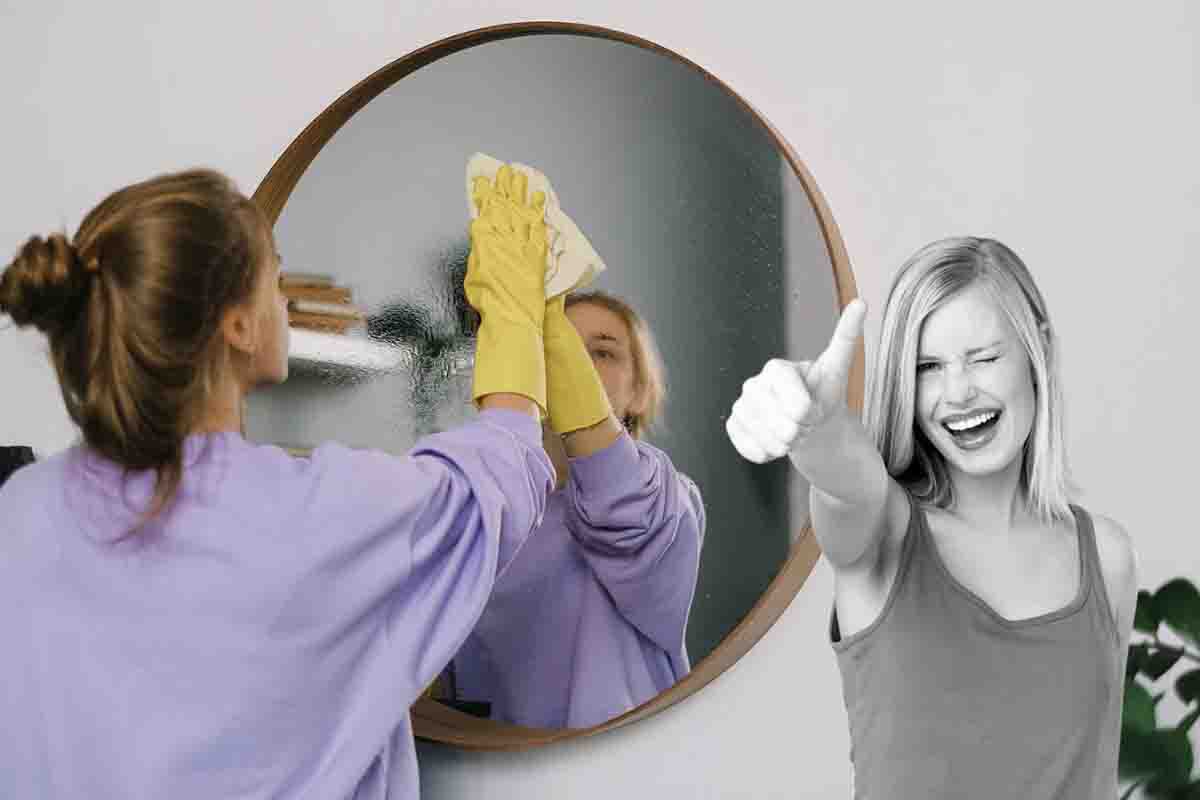 Specchi puliti e splendenti