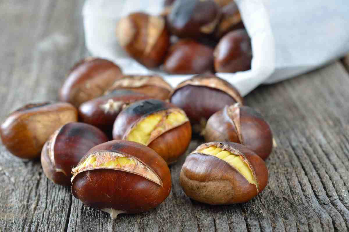 Il trucco per cuocere le castagne